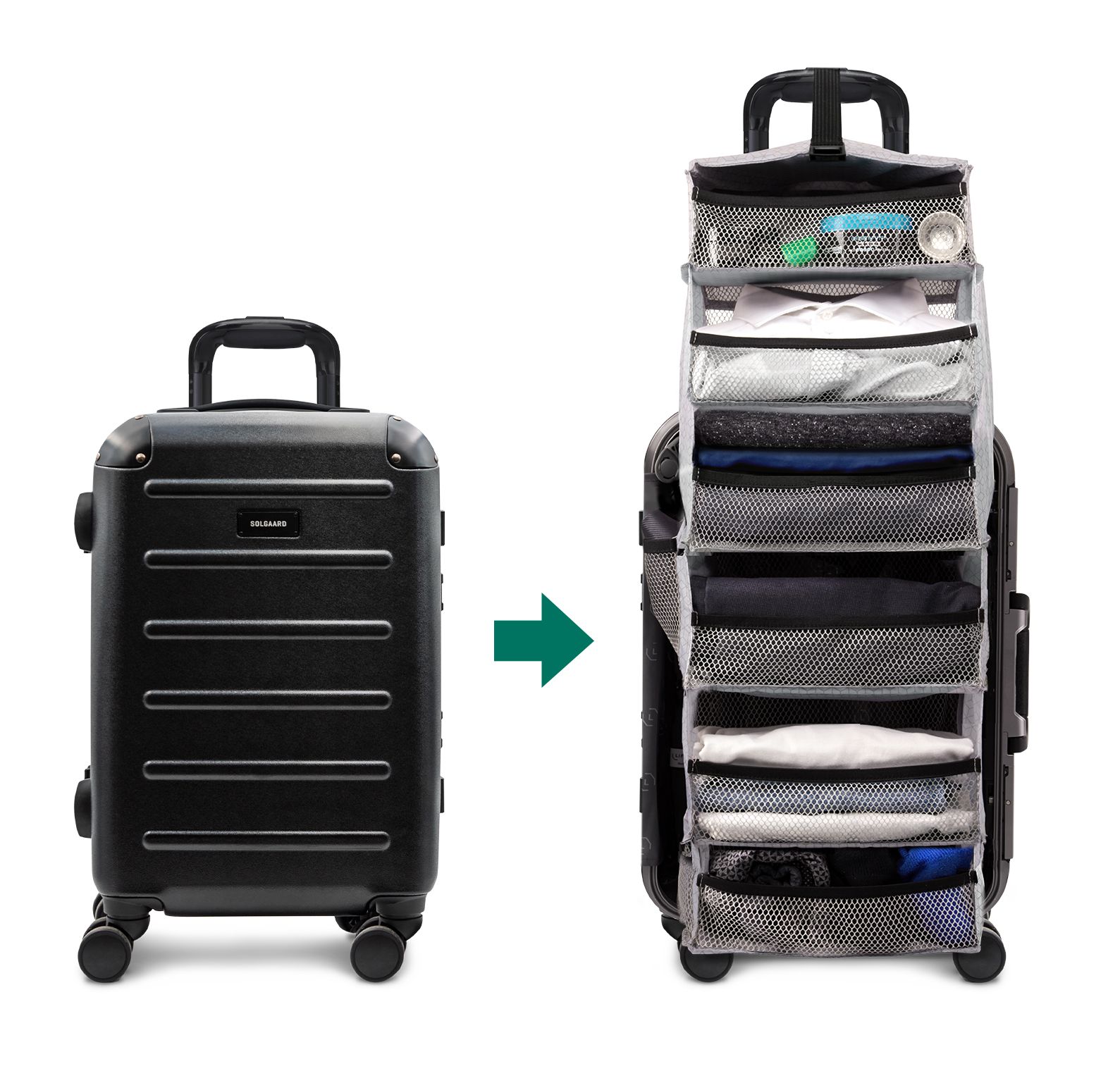 portable wardrobe suitcase