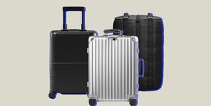 Monos 23-Inch Pro Plus Spinner Luggage in Rose Quartz