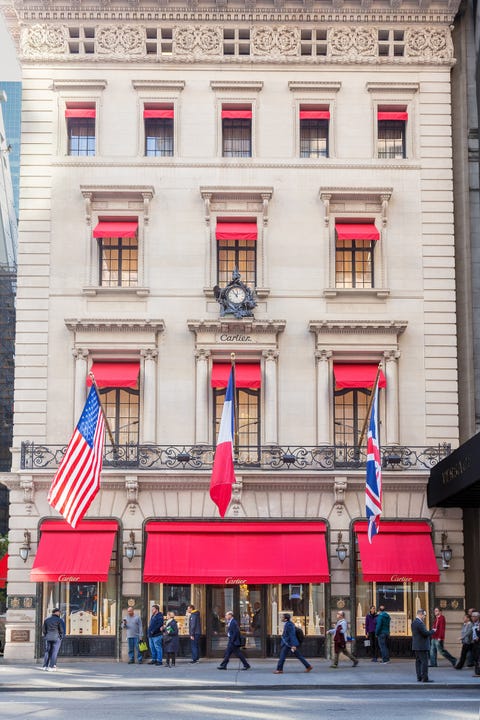 Cartier Building on 5th Avenue, Midtown Manhattan, New York City. cartier building on 5th avenue, midtown manhattan, new york city