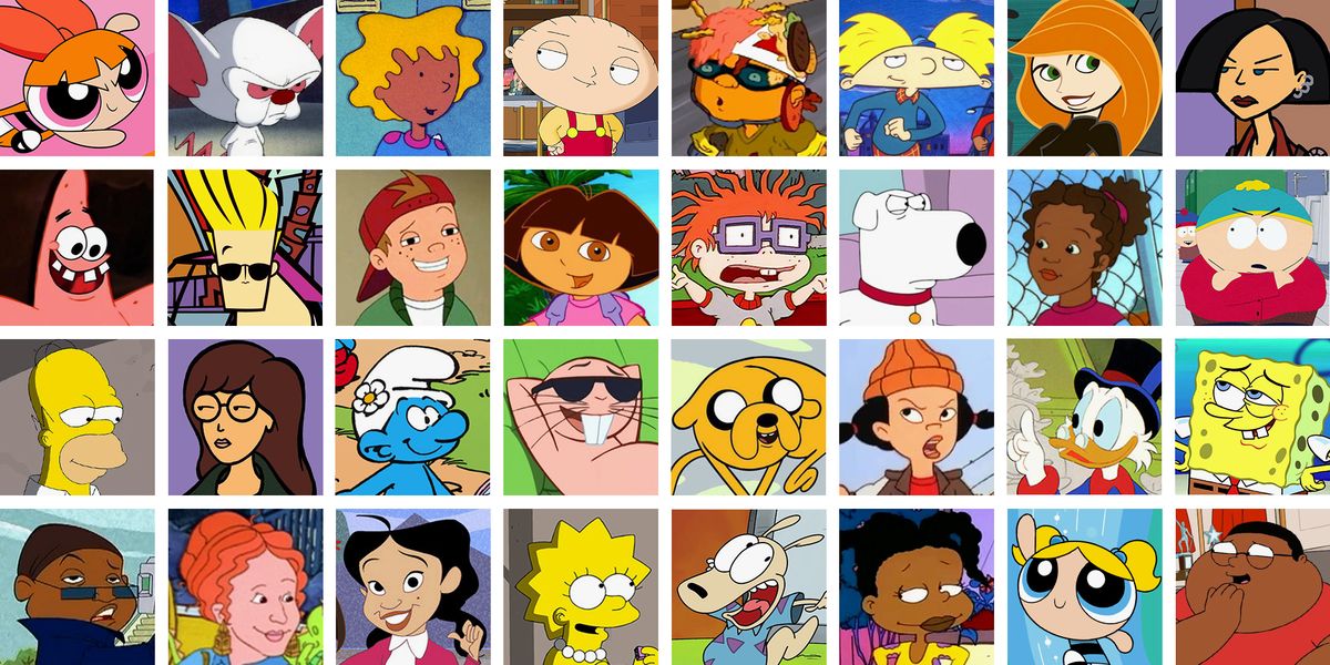 List of Cartoon Characters Names AZ