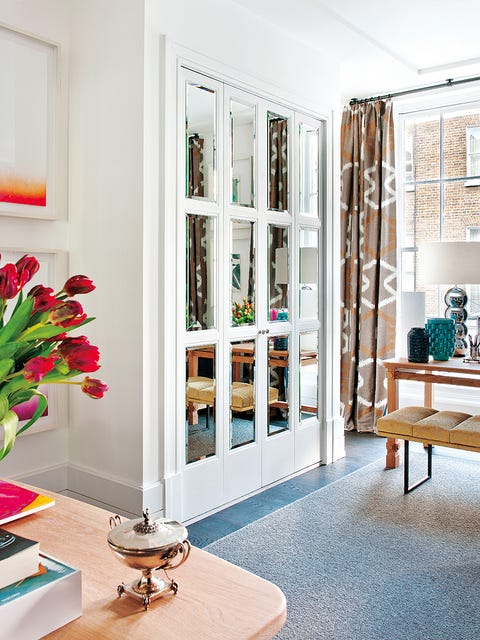 a house in chelsea, london, renovated with respect, elegant style and hidden wardrobes