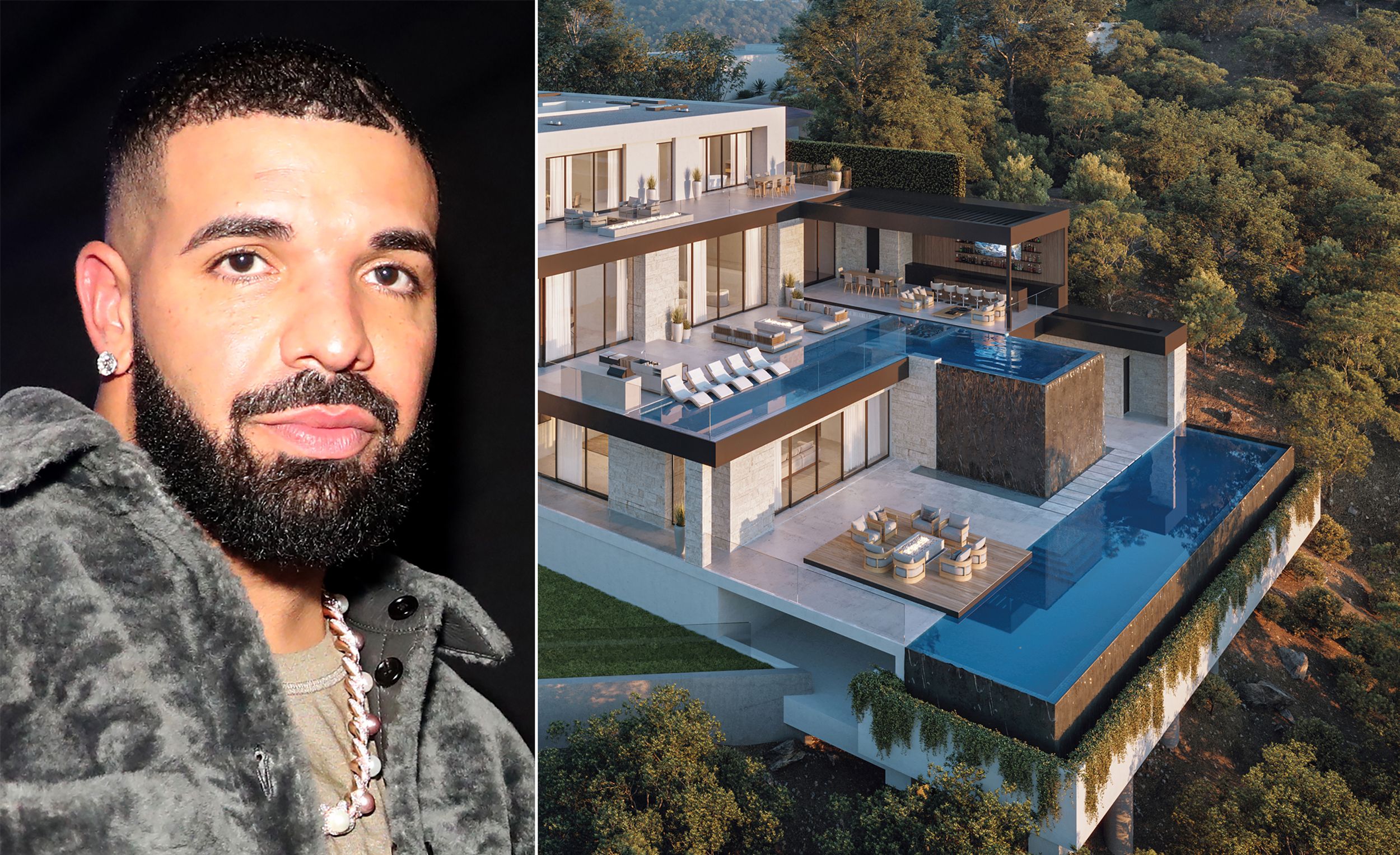 Drake compra una casa de arquitectura moderna en Beverly Hills