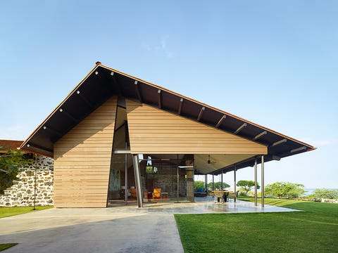 Esta casa se inspira en las tradicionales aldeas de Hawai