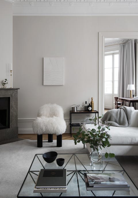 La casa de la interiorista  Louise Liljencrantz en Estocolmo con estilo nordico elegante
