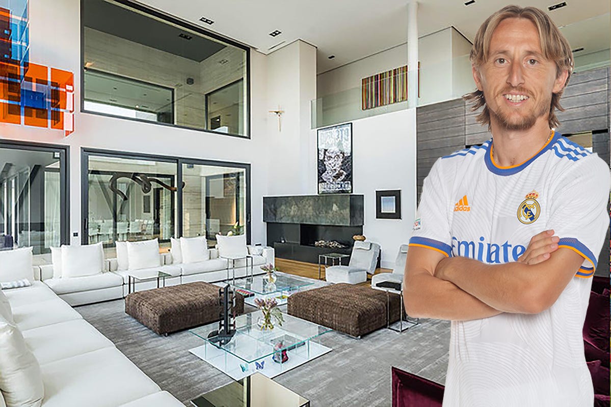 La casa del futbolista Luka Modric en La Moraleja