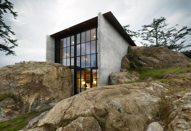 La Casa Nella Roccia.La Casa Moderna Nella Roccia La Pierre Firmata Olson Kundig