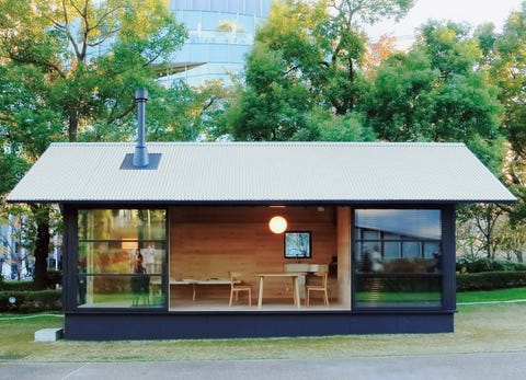 modelo de casa pré-fabricada modular