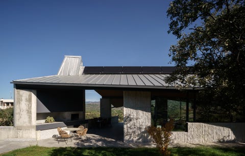 casa en la sierra de madrid de arquitectura sostenible