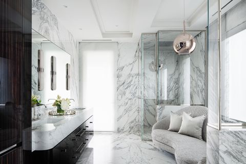 Las mejores ideas para decorar baños modernos con mármol