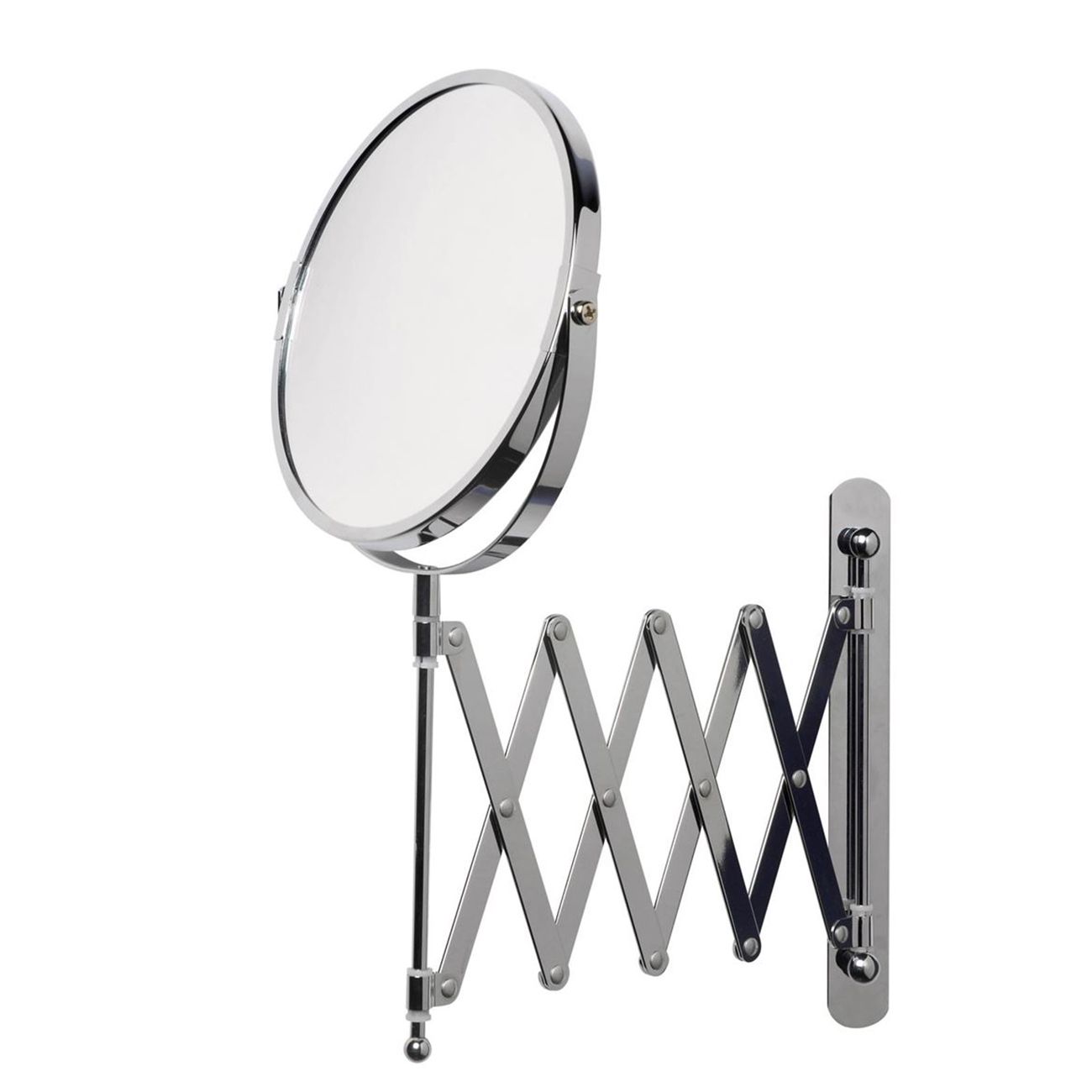 diámetro de espejo 17 cm cuidado y limpieza facial Espejo cosmético axentia rotativo de 360° depilación ajustable Espejo de aumento 3x para maquillaje Espejo de doble cara afeitado 
