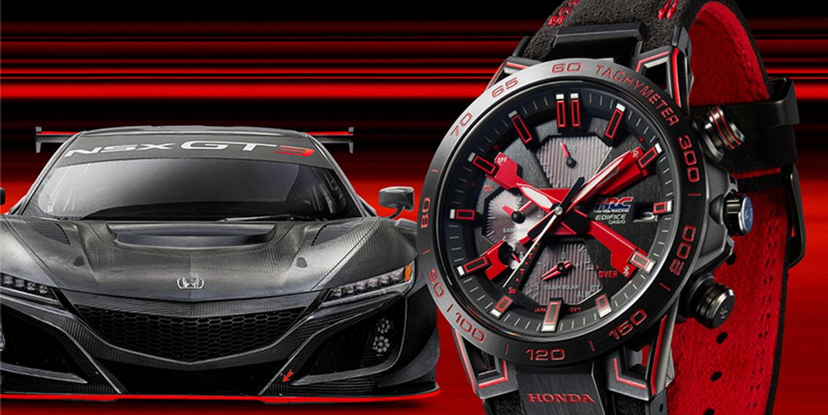 Cenar lanzamiento Padre Casio y Honda se unen para crear un reloj muy racing