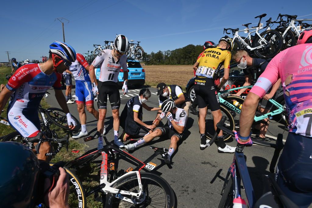 Tour De France Crash Tour De France Stage Three Crash In Pictures