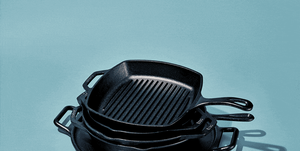 Lodge ® Cast Iron Grill Pan  Cast iron grill pan, Specialty cookware, Cast  iron cooking