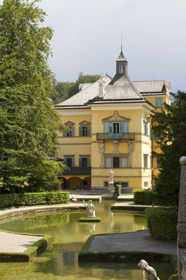 castle hellbrunn, salzburg, austria