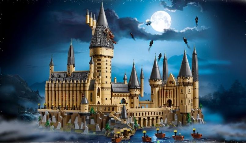 castillo hogwarts lego