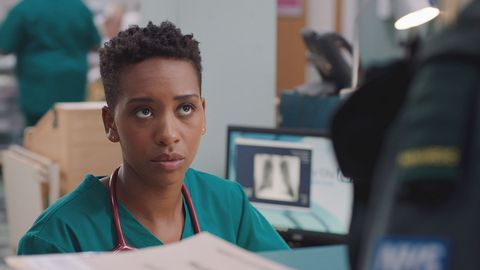 Casualty exit for Archie Hudson as Genesis Lynea bows out of role
