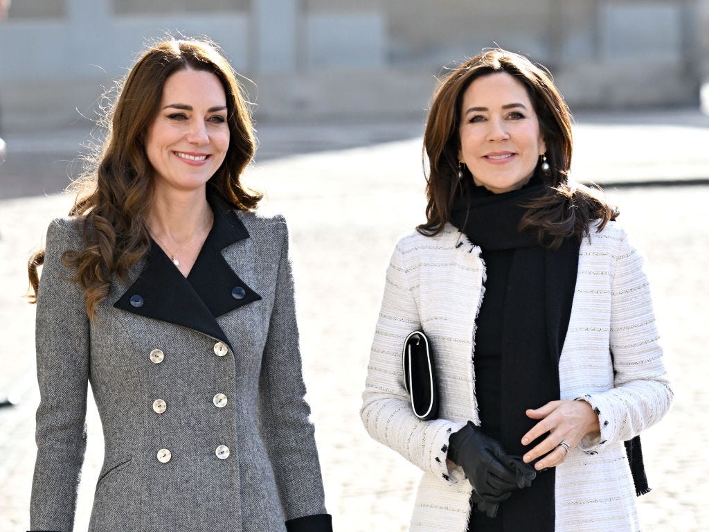 Photos of Kate Middleton's Lunch With Denmark's Princess Mary