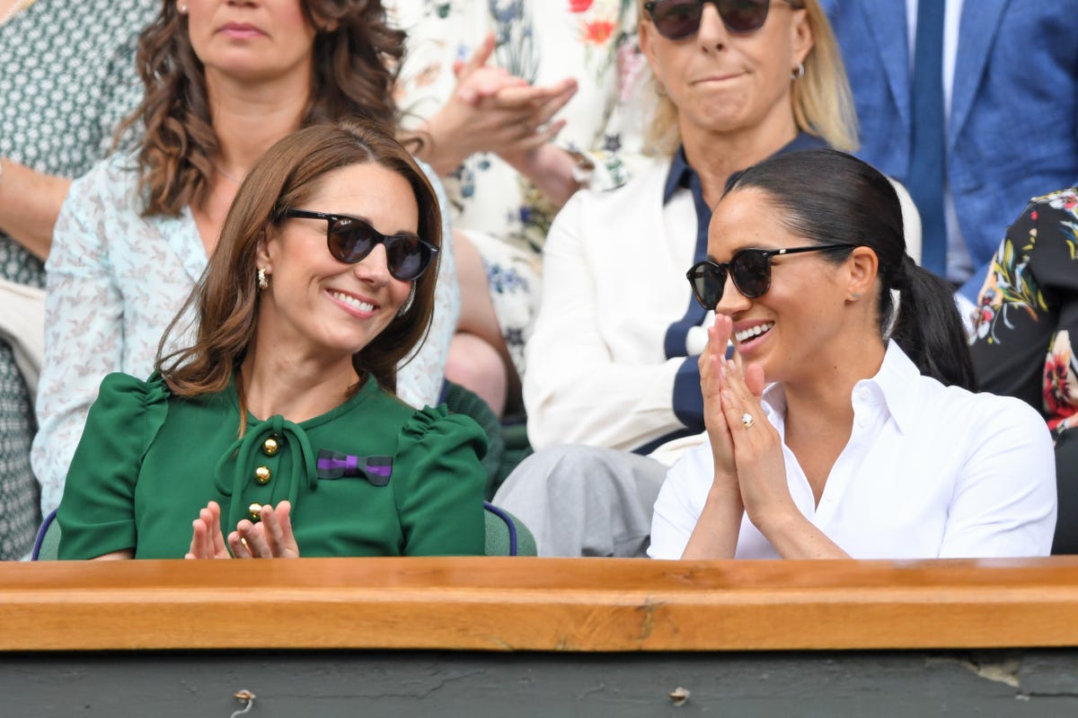 See Meghan Markle and Kate Middleton at Wimbledon 2019 Pictures