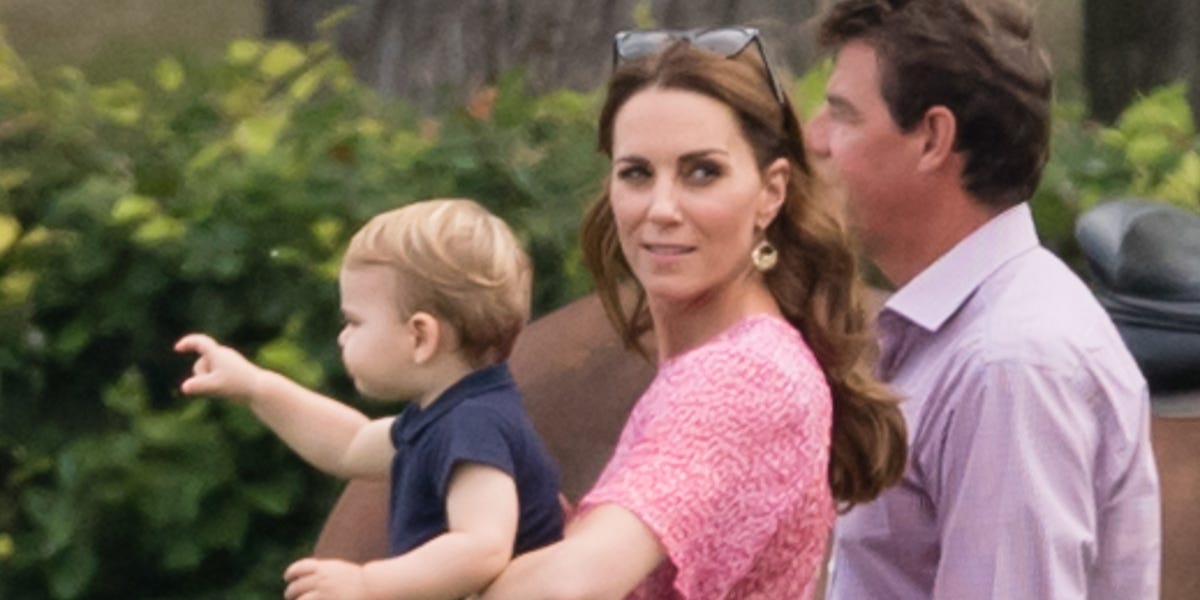 Kate Middleton And Prince Louis Were Seen Biking In Hyde Park Kate Middleton And Prince Louis Were Seen Biking In Hyde Park