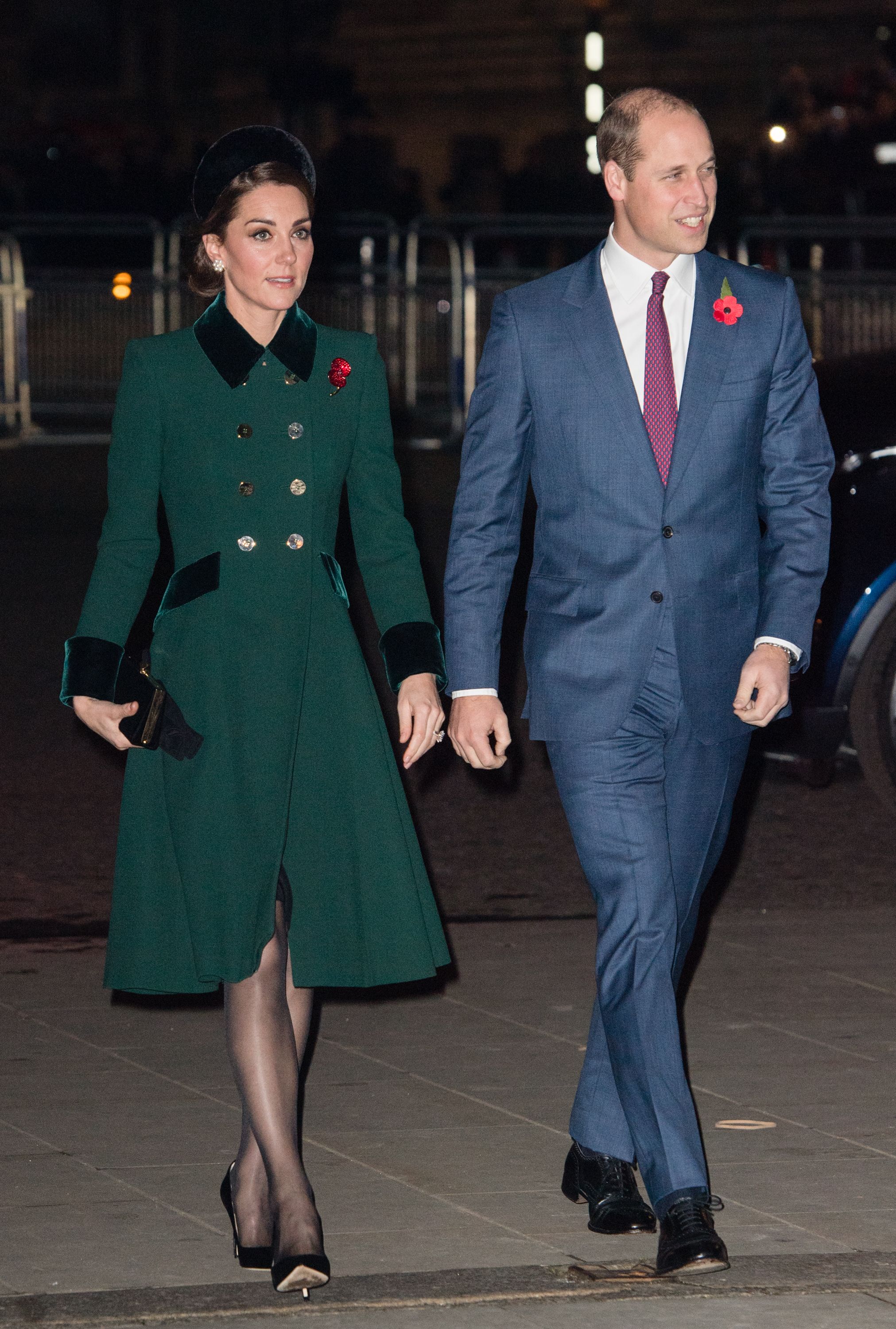 kate middleton dark green coat