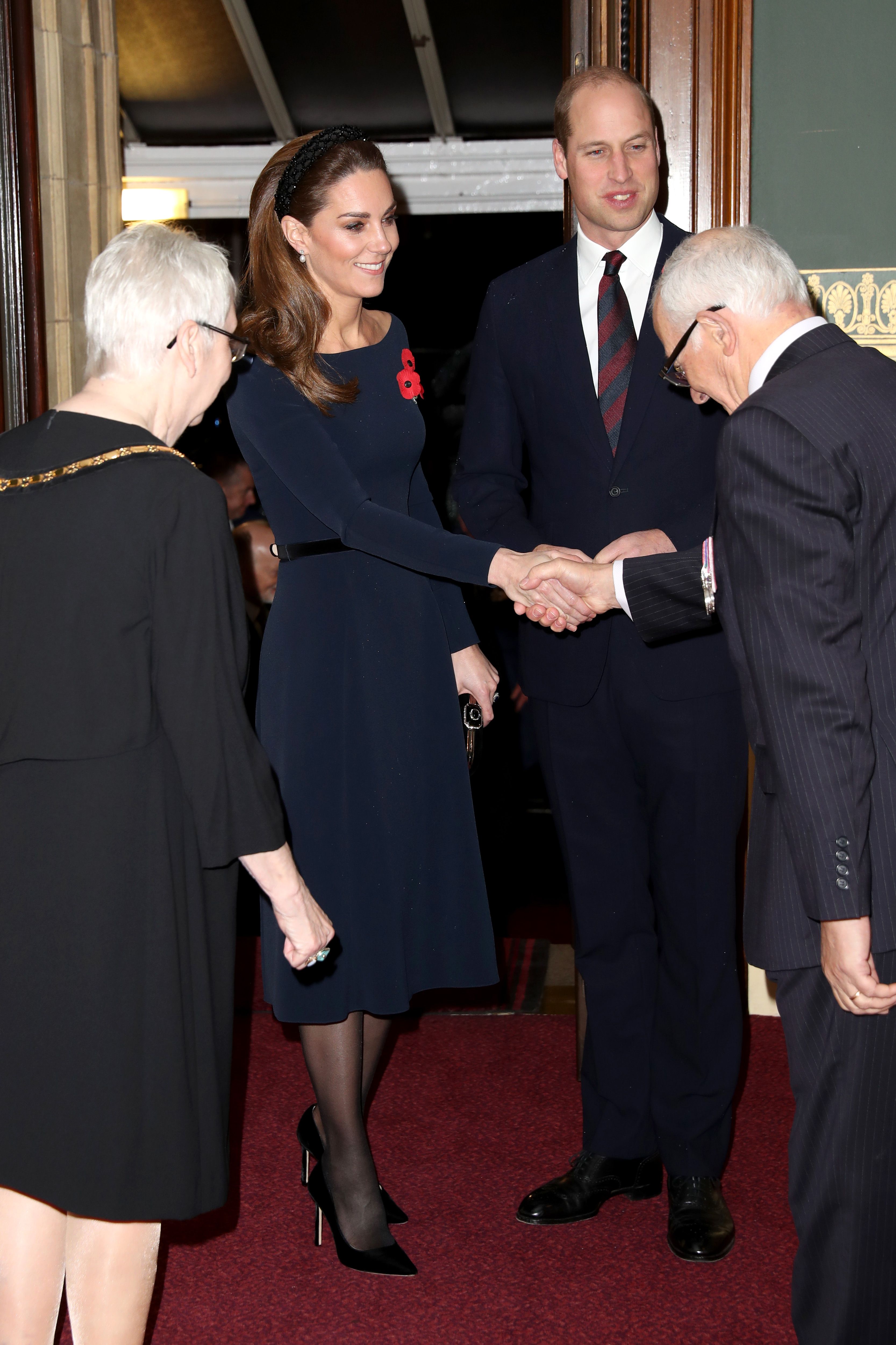 kate middleton navy blue dress