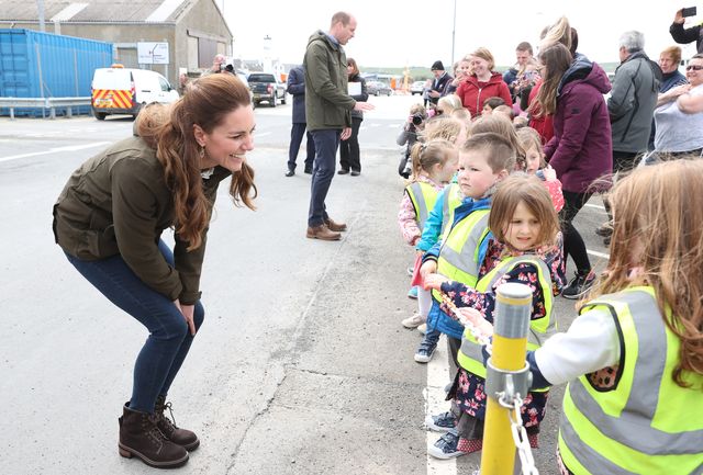 Kate Middleton Greeted Some Hilarious Young Fans At The European Marine Energy Centre