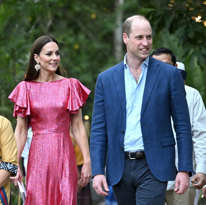 Kate Middleton Wore the Most Gorgeous Shimmering Hot Pink Gown in Belize