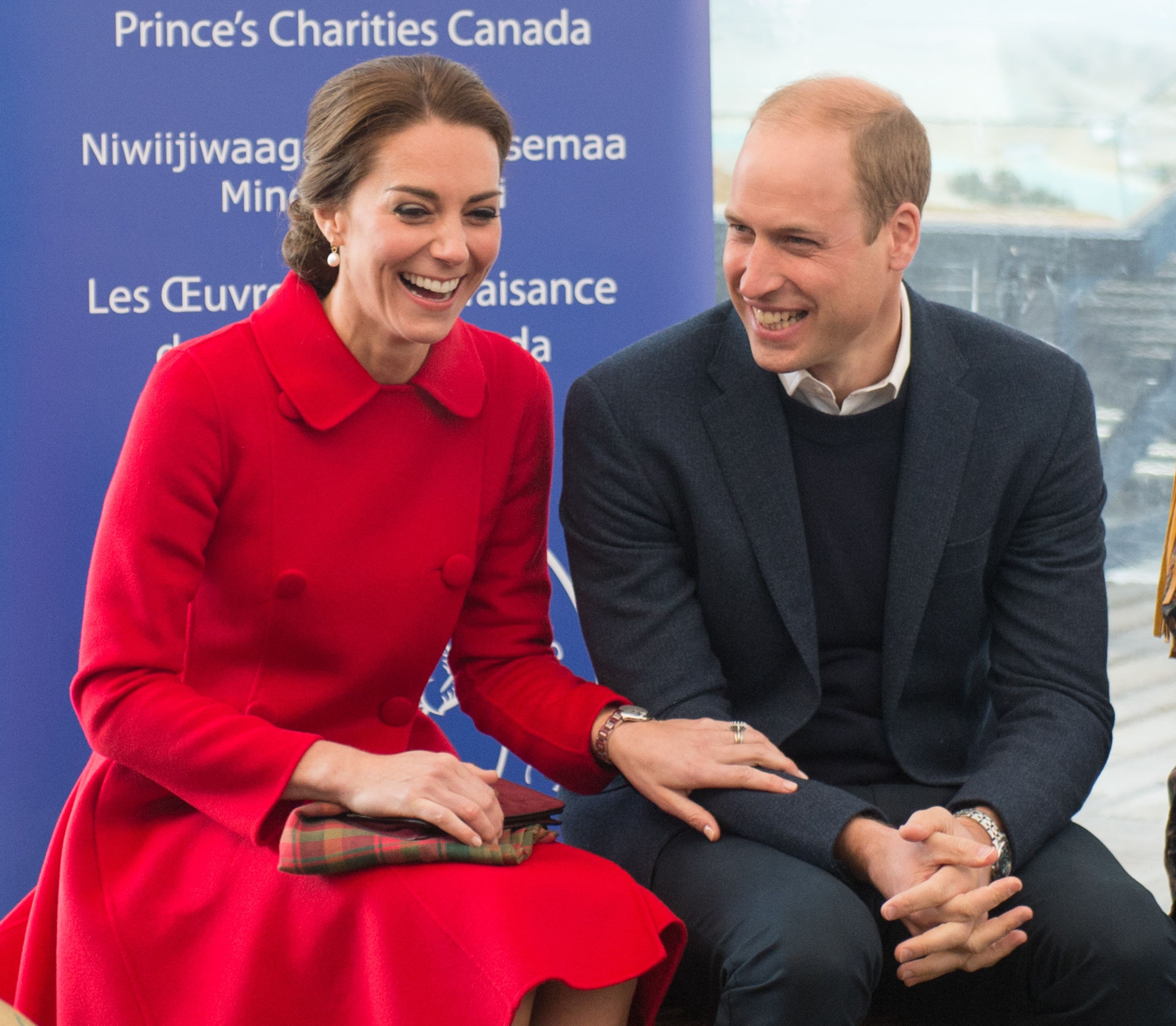 Prince William and Kate Middleton Laughing - Photos of Prince William and  Kate Middleton