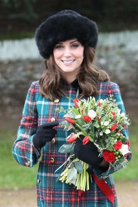 Members Of The Royal Family Attend St Mary Magdalene Church In Sandringham