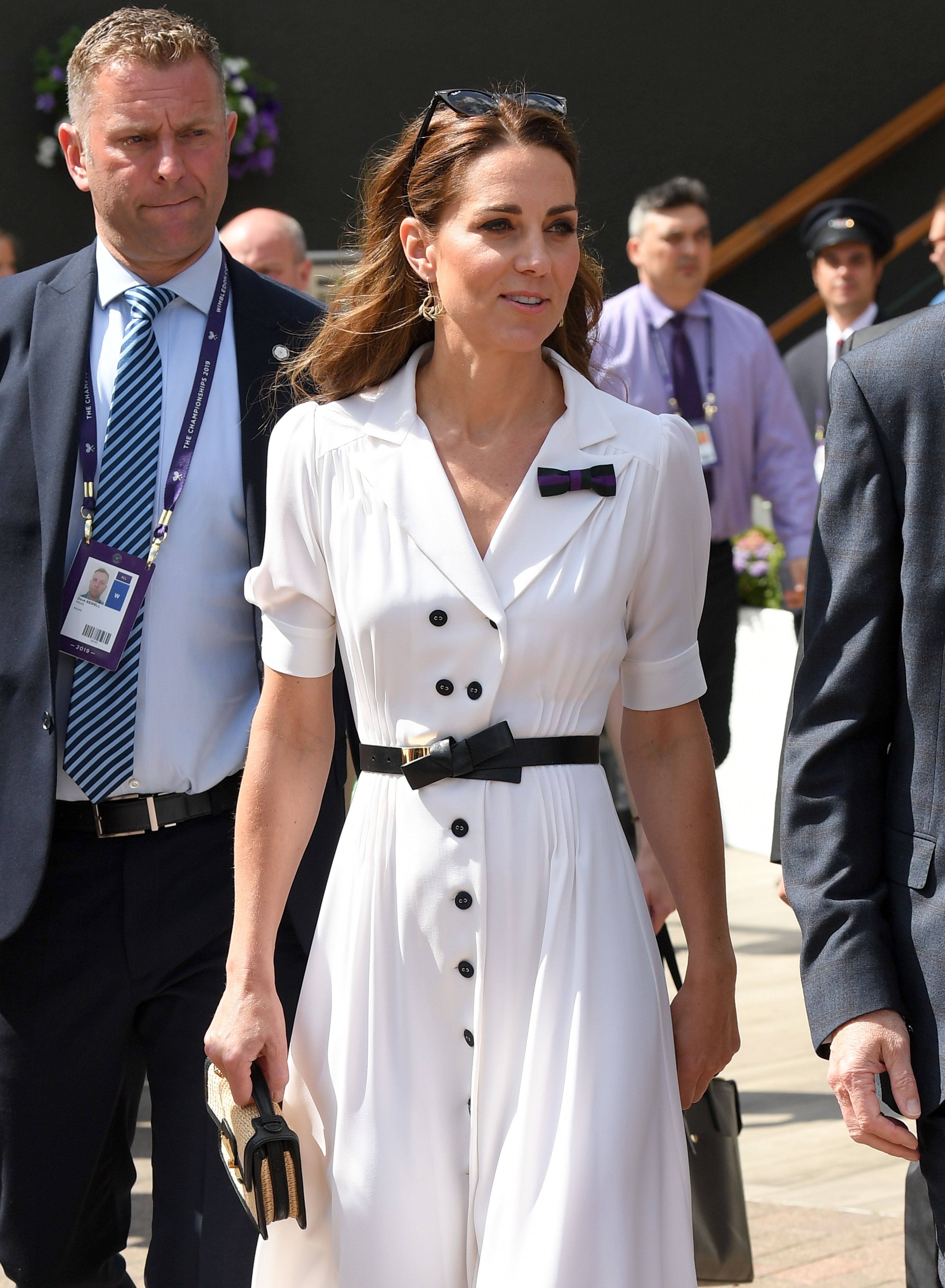 kate middleton dress wimbledon 2019