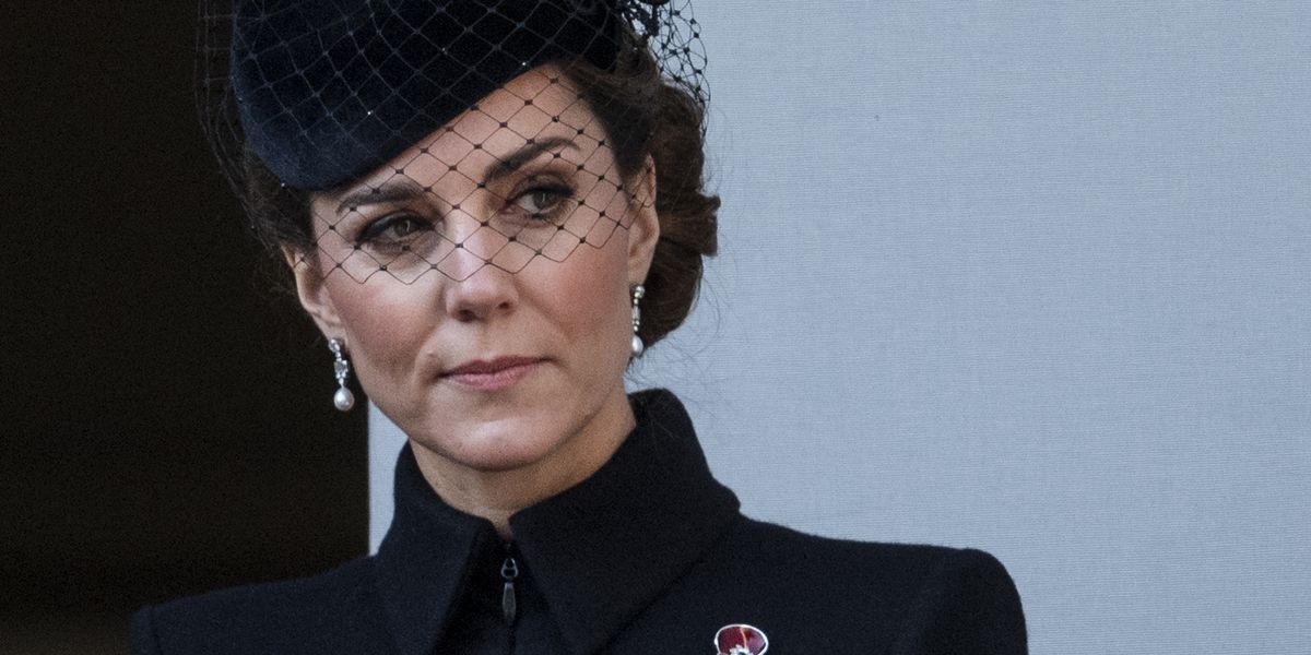 Kate Middleton Wore a Military-Inspired Coat to Commemorate Remembrance Sunday - TownandCountrymag.com