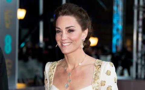The Duke And Duchess Of Cambridge Attend The EE British Academy Film Awards キャサリン妃 英アカデミー賞 BAFTA サステイナビリティ サステイナブル アレキサンダー・マックイーン