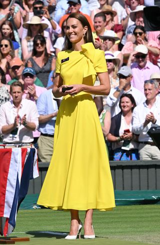 Duchess of Cambridge attends wimbledon women's singles final
