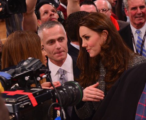 the duke and duchess of cambridge attend cleveland cavaliers v brooklyn nets