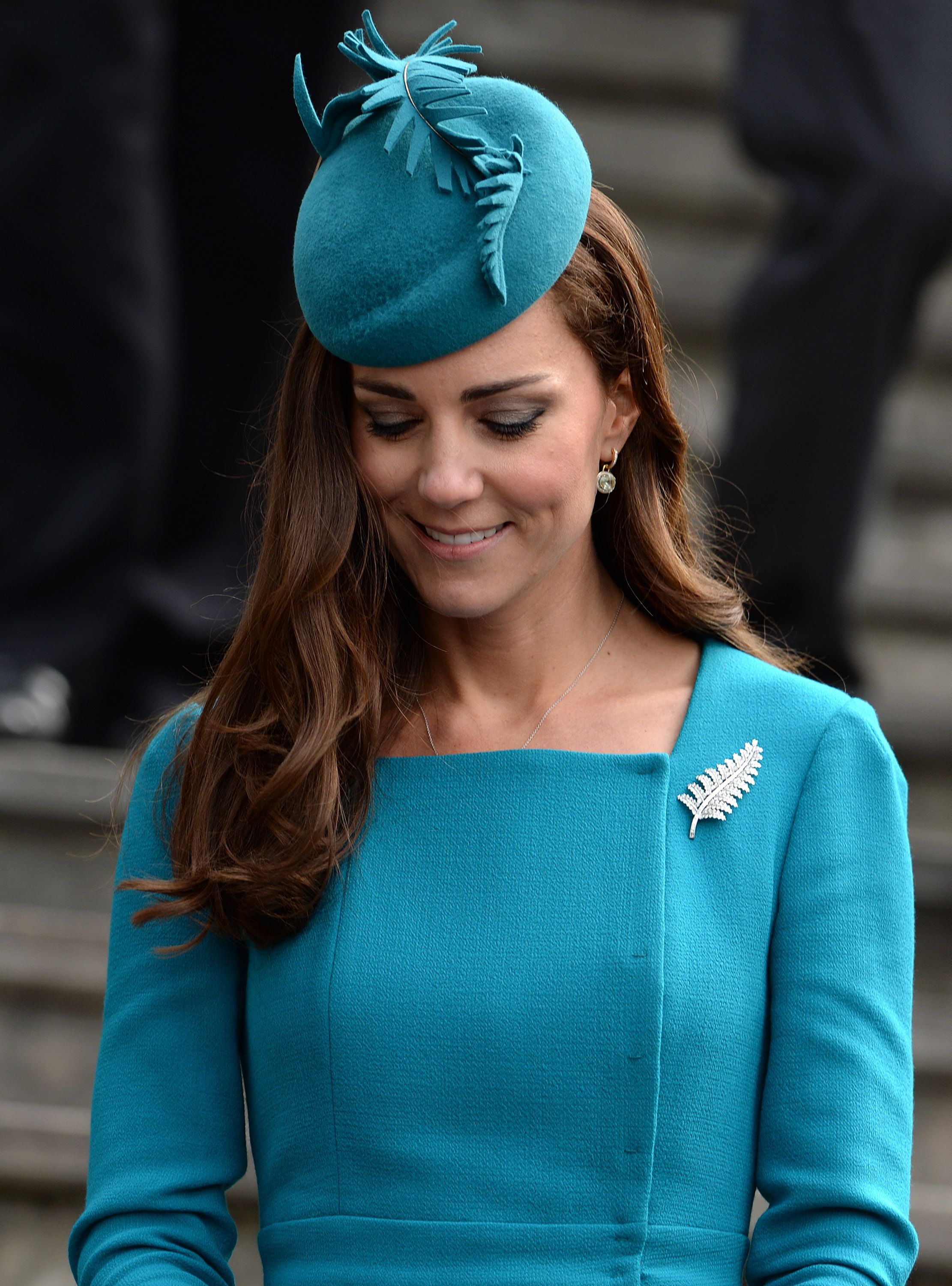 kate middleton blue fascinator