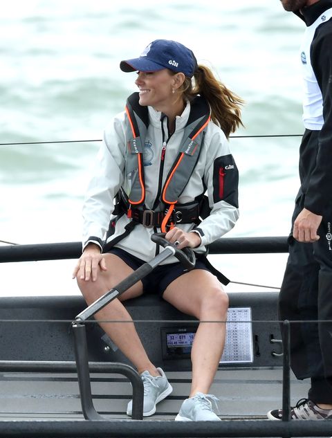 La Duquesa de Cambridge, Kate Middleton, en la regata.