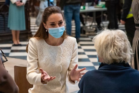 The Duke And Duchess Of Cambridge Visit Vaccination Centre At Westminster Abbey