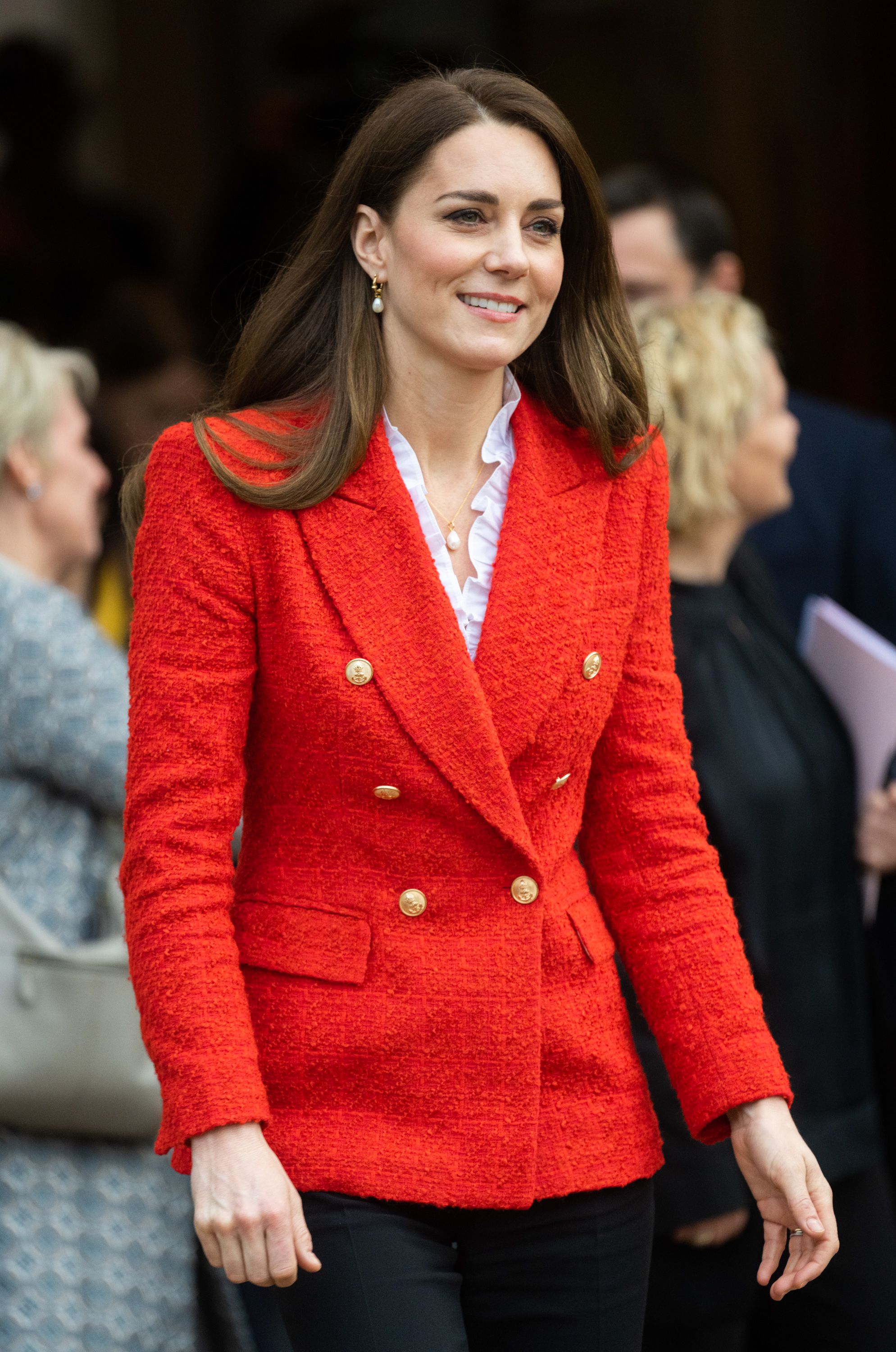 Koreaans Lil ontploffen Kate Middleton verschijnt opnieuw in haar favoriete Zara-blazer