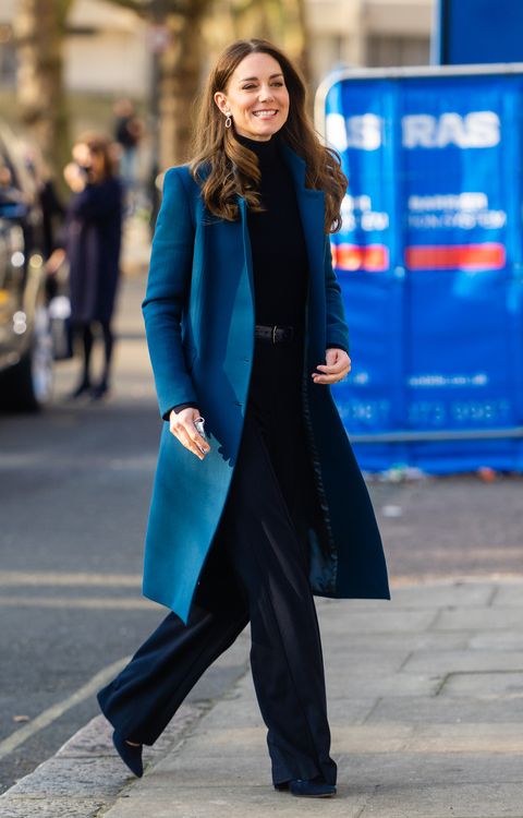 The Duchess of Cambridge is making wide-legged trousers her signature