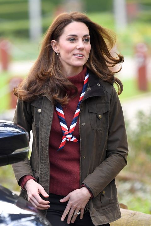Kate Middleton Wears J.Crew Sweater and Combat Boots for Scouts Visit ...
