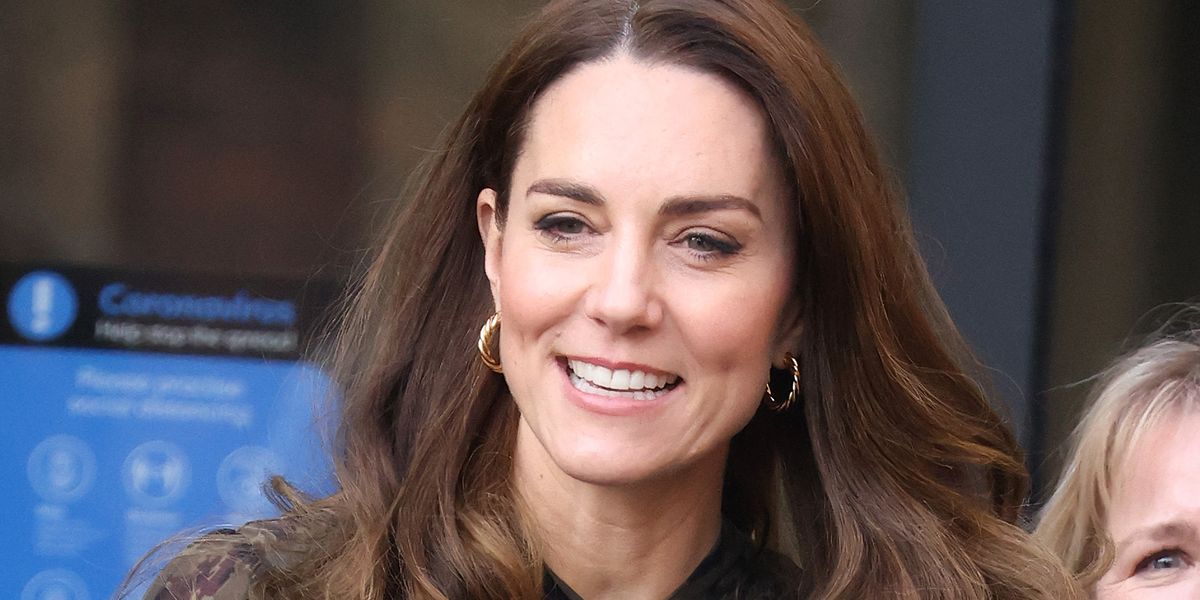 The Duchess of Cambridge steps out in olive green print dress to support important charity