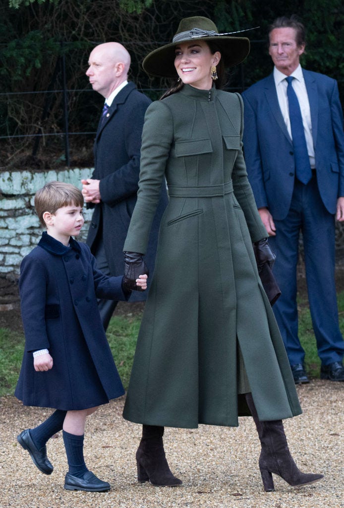 Kate Middleton and Princess Charlotte have a miniature moment