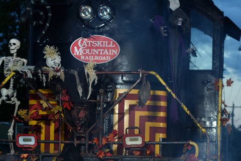 catskill mountain railroad halloween train ride