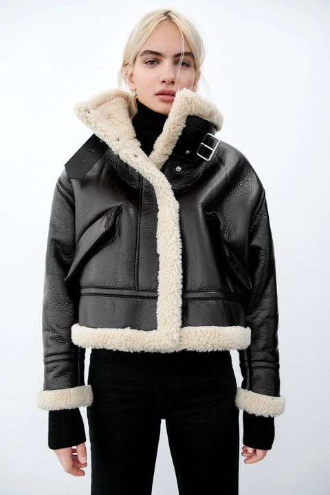 Zara reinventa su abrigo chaquetón doble faz más vendido invierno