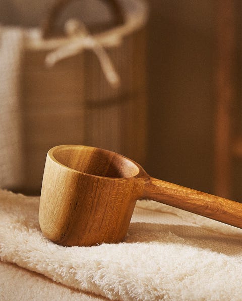 cazo de madera para bañera o para su uso en saunas