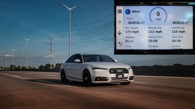 new cannonball record set in audi a6 25 minutes, 39 seconds