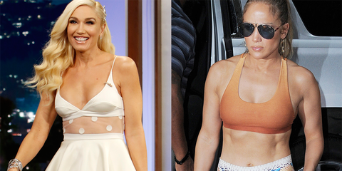 Gwen Stefani and Jennifer Lopez Flat Belly Tricks