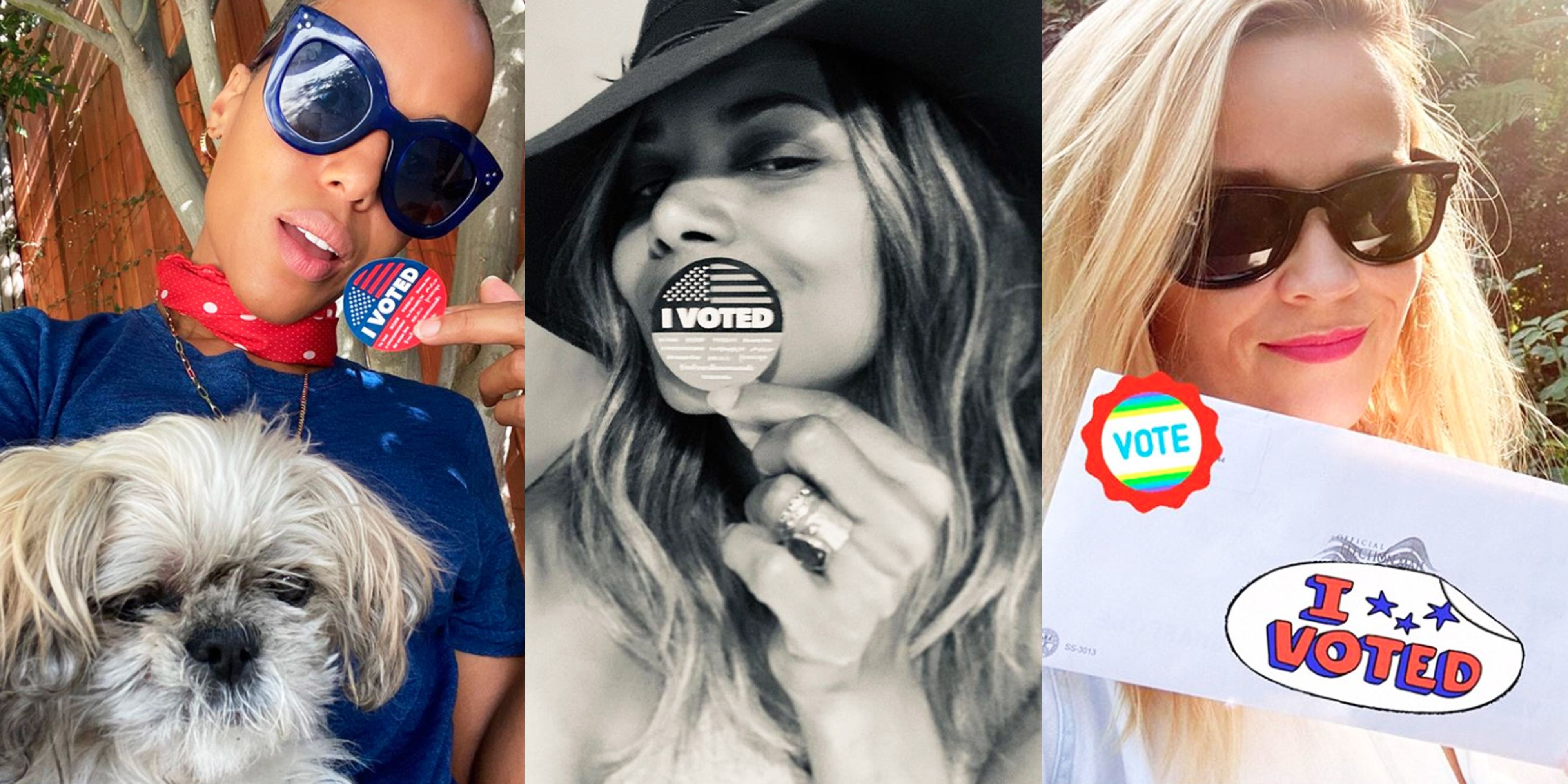 More Celebrities Post 2020 Voting Selfies