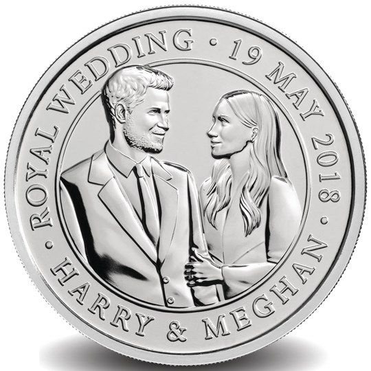Toyland Prince Harry & Meghan Markle Commemorative Royal Wedding 2018 Silver Teaspoon 