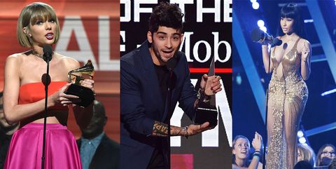 celebrities award show acceptance speeches controversial